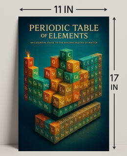 Periodic Table of Elements Wall Art Print PosterGoat