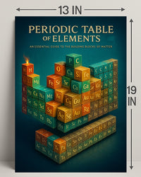 Periodic Table of Elements Wall Art Print PosterGoat