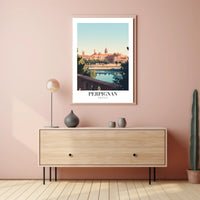 Perpignan Architectural Charm: Urban or Cityscape Poster PosterGoat