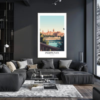 Perpignan Architectural Charm: Urban or Cityscape Poster PosterGoat