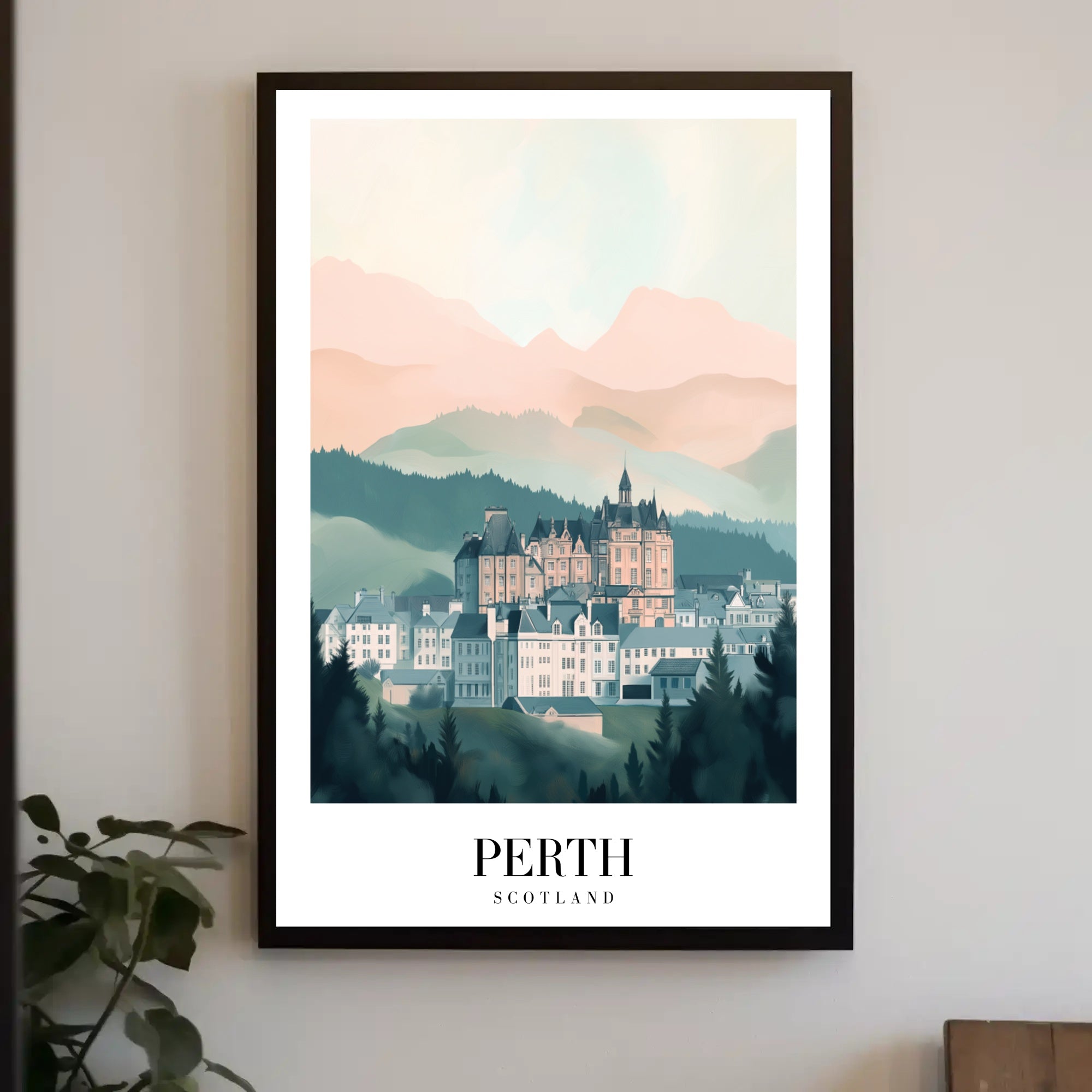 Perth Scotland Scenic Travel Poster PosterGoat