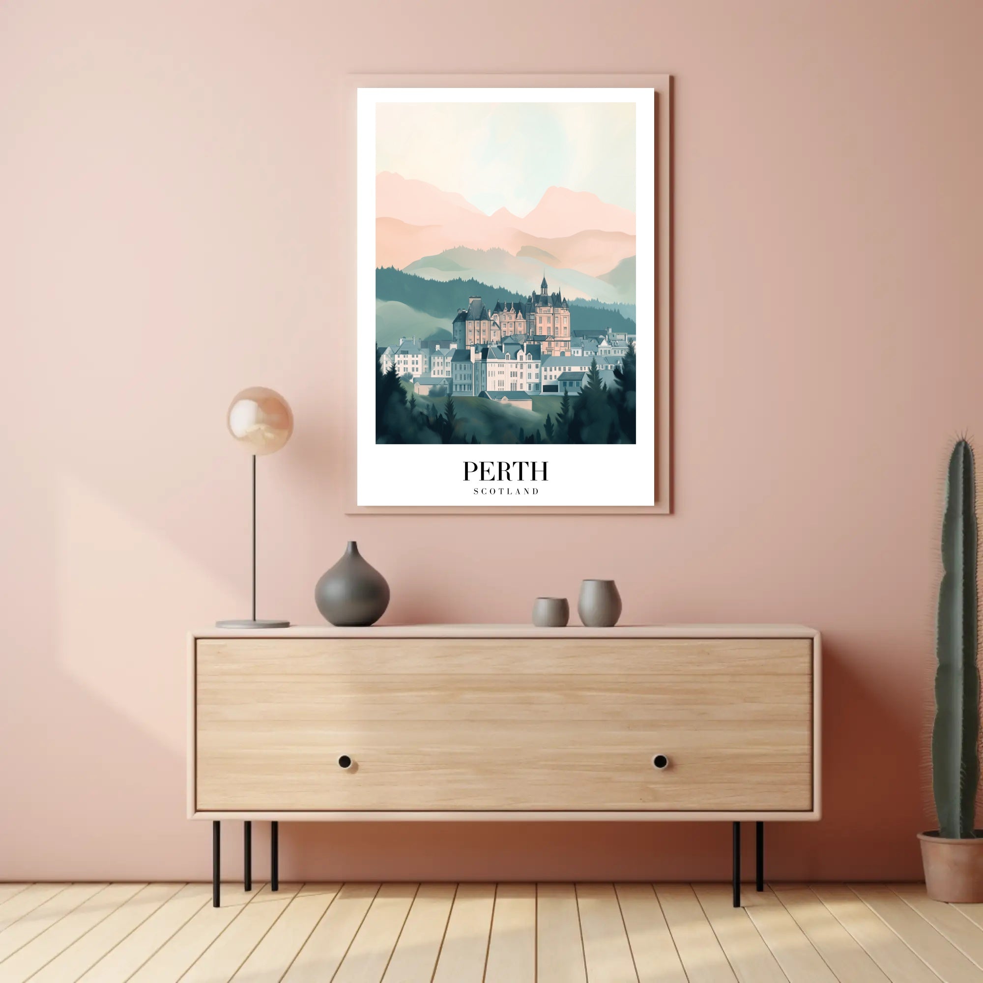 Perth Scotland Scenic Travel Poster PosterGoat