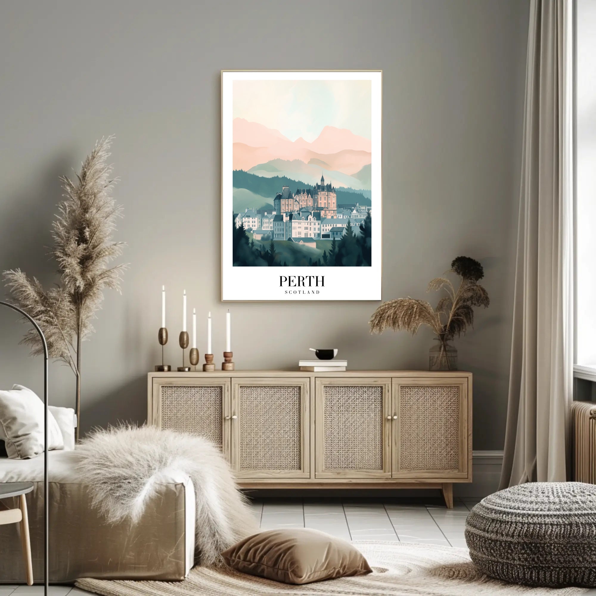 Perth Scotland Scenic Travel Poster PosterGoat