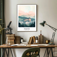 Perth Scotland Scenic Travel Poster PosterGoat