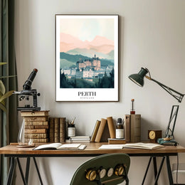 Perth Scotland Scenic Travel Poster PosterGoat
