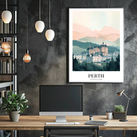 Perth Scotland Scenic Travel Poster PosterGoat