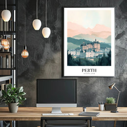 Perth Scotland Scenic Travel Poster PosterGoat