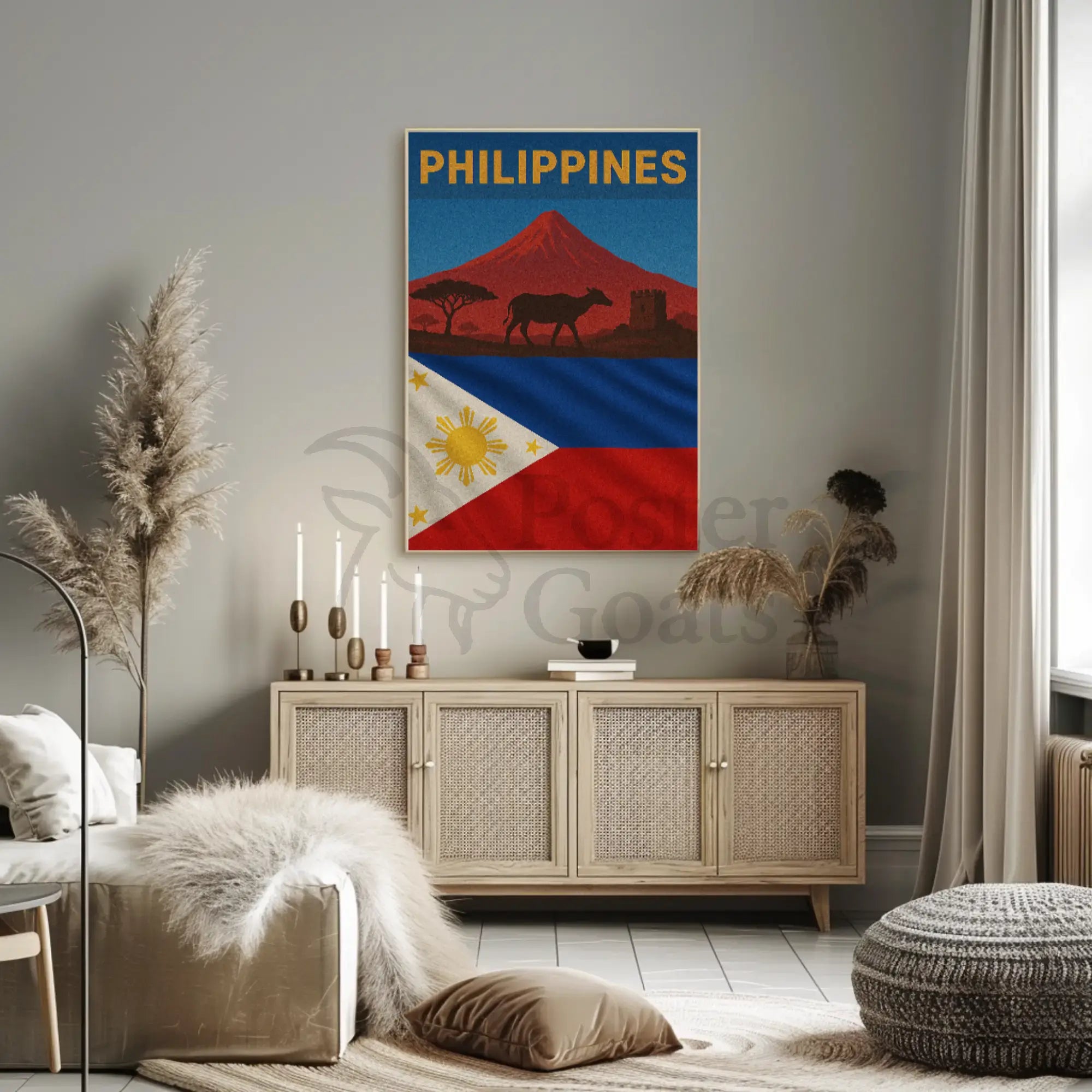 Philippine Landscape and Culture Heritage Poster PosterGoat