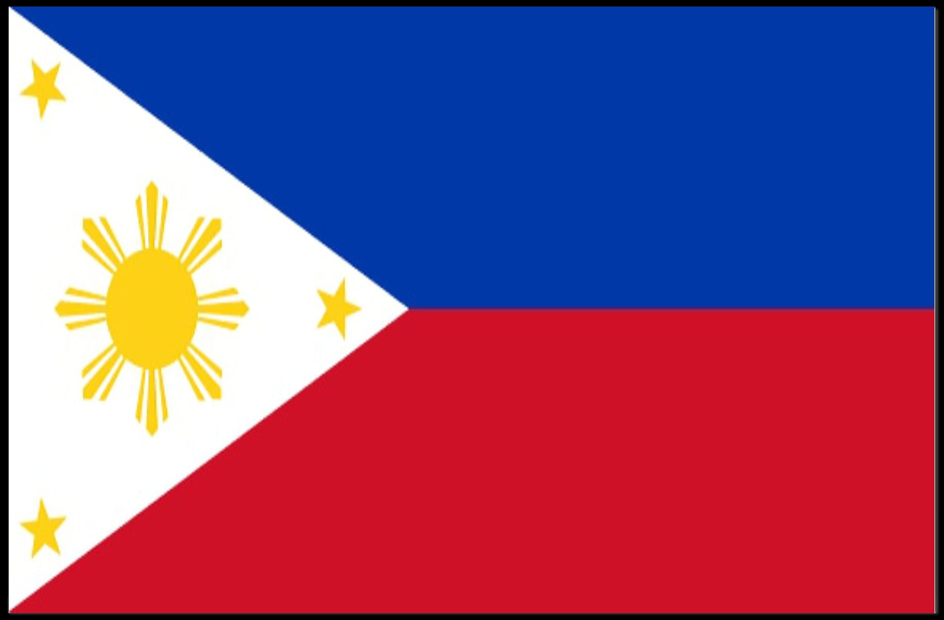 Philippines Flag Detailed Design Country Flag Poster PosterGoat