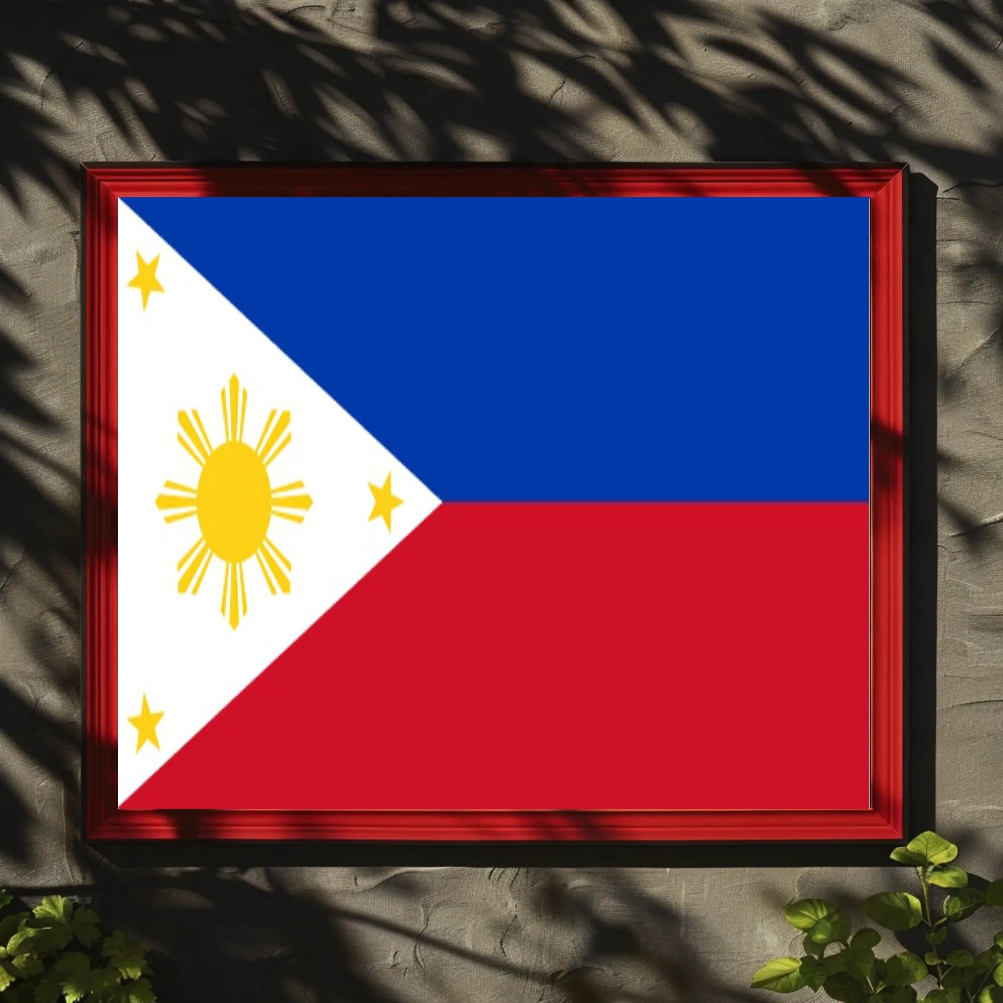 Philippines Flag Detailed Design Country Flag Poster PosterGoat