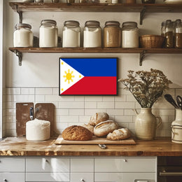 Philippines Flag Detailed Design Country Flag Poster PosterGoat