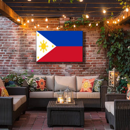 Philippines Flag Detailed Design Country Flag Poster PosterGoat