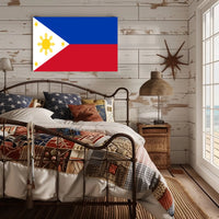 Philippines Flag Detailed Design Country Flag Poster PosterGoat