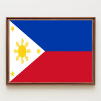 Philippines Flag Detailed Design Country Flag Poster PosterGoat
