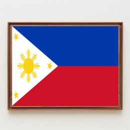 Philippines Flag Detailed Design Country Flag Poster PosterGoat