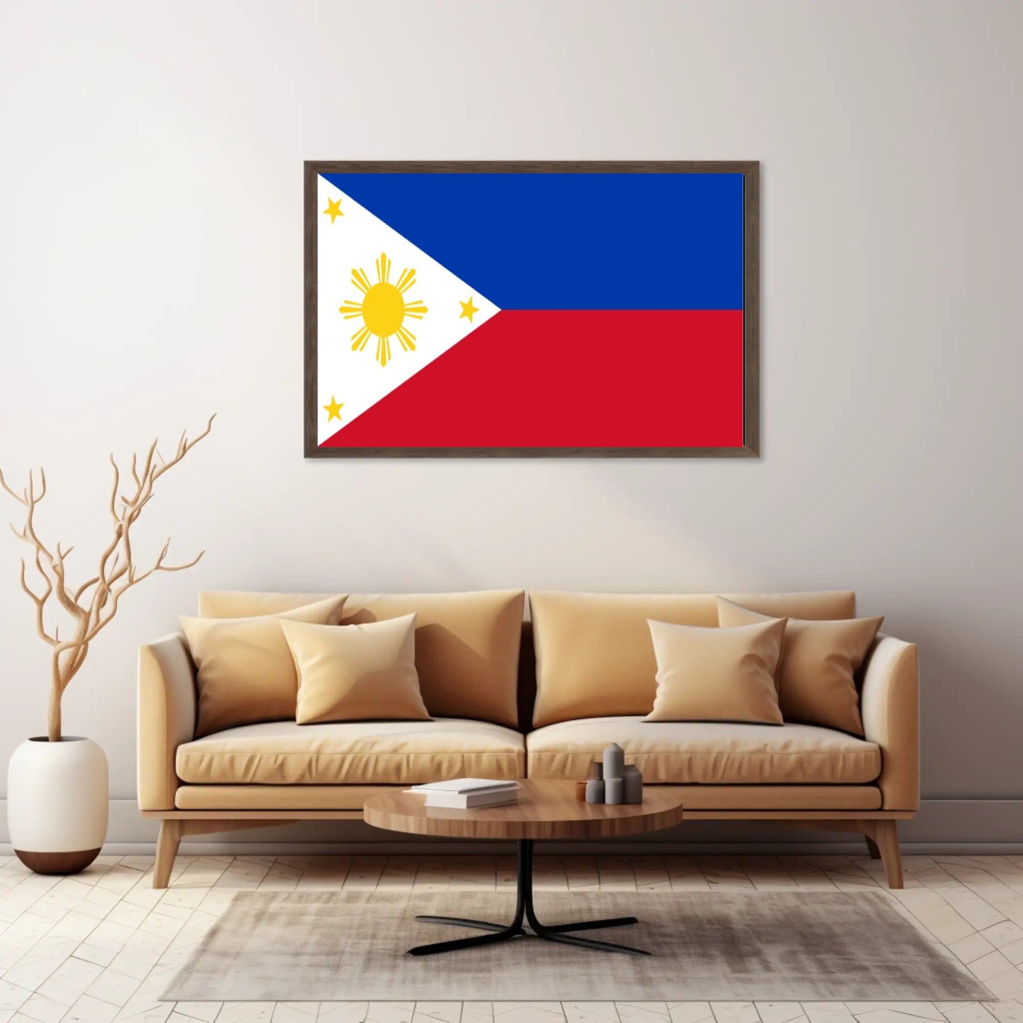 Philippines Flag Detailed Design Country Flag Poster PosterGoat