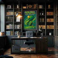Pickleball Finesse Strategy Wall Art Print PosterGoat