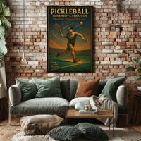 Pickleball Movement Strategy Wall Art Print PosterGoat