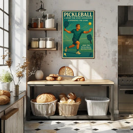 Pickleball Revolution Wall Art Print PosterGoat