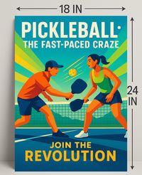 Pickleball Revolution Wall Art for Sports Lovers PosterGoat