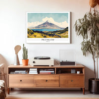 Pico Island Landscape Travel Poster PosterGoat