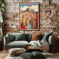 Picturesque Cuenca Cityscape Travel Poster PosterGoat