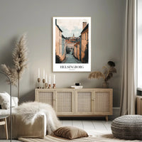 Picturesque Helsingborg Street Art Urban or Cityscape Poster PosterGoat