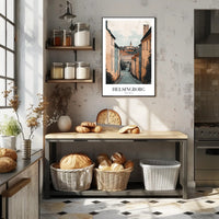 Picturesque Helsingborg Street Art Urban or Cityscape Poster PosterGoat