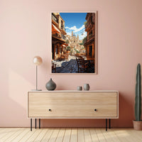 Picturesque Italian Village Scene Travel Poster PosterGoat