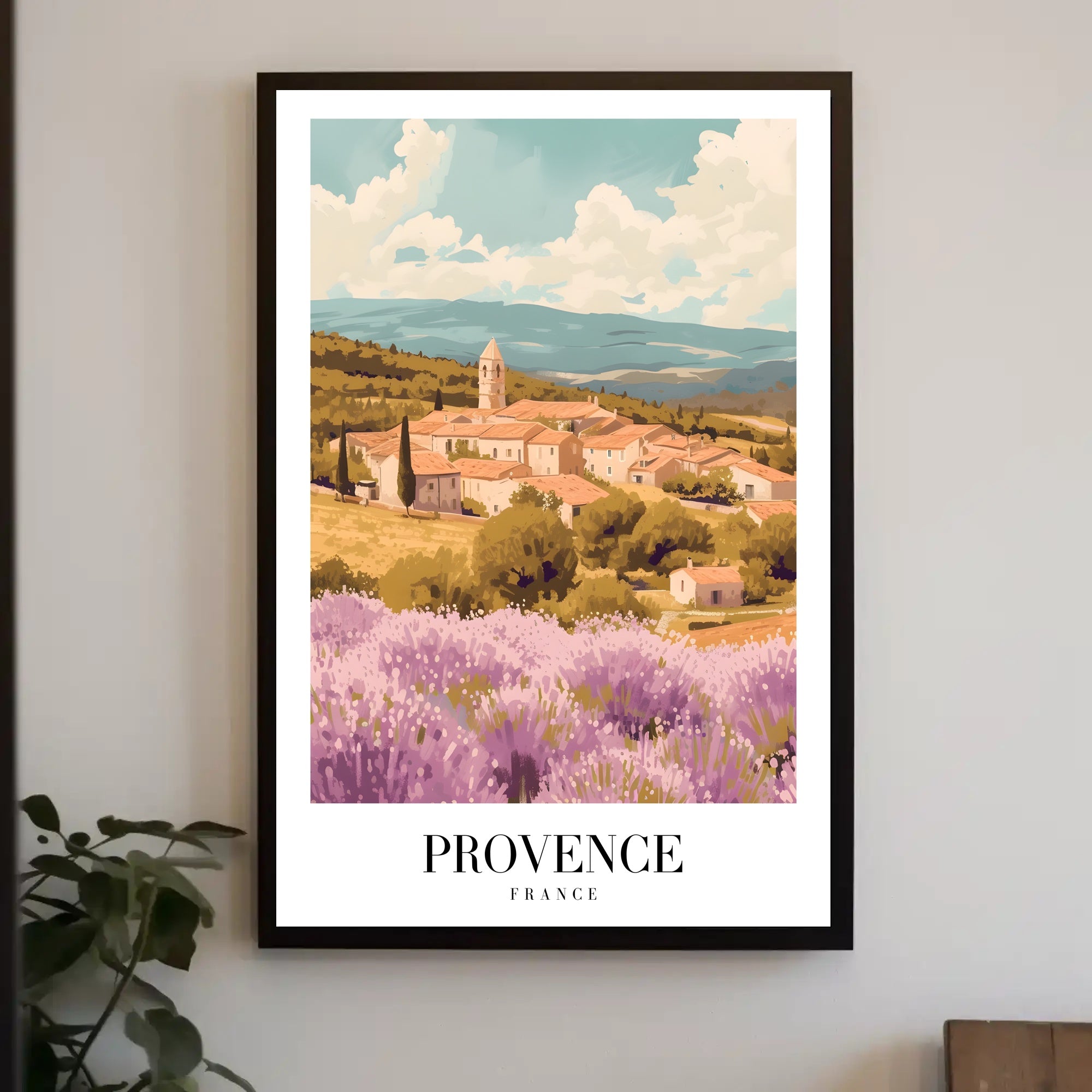 Picturesque Landscape of Provence: Travel Poster PosterGoat