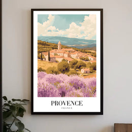 Picturesque Landscape of Provence: Travel Poster PosterGoat