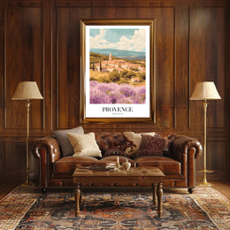 Picturesque Landscape of Provence: Travel Poster PosterGoat