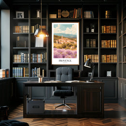 Picturesque Landscape of Provence: Travel Poster PosterGoat