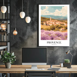 Picturesque Landscape of Provence: Travel Poster PosterGoat