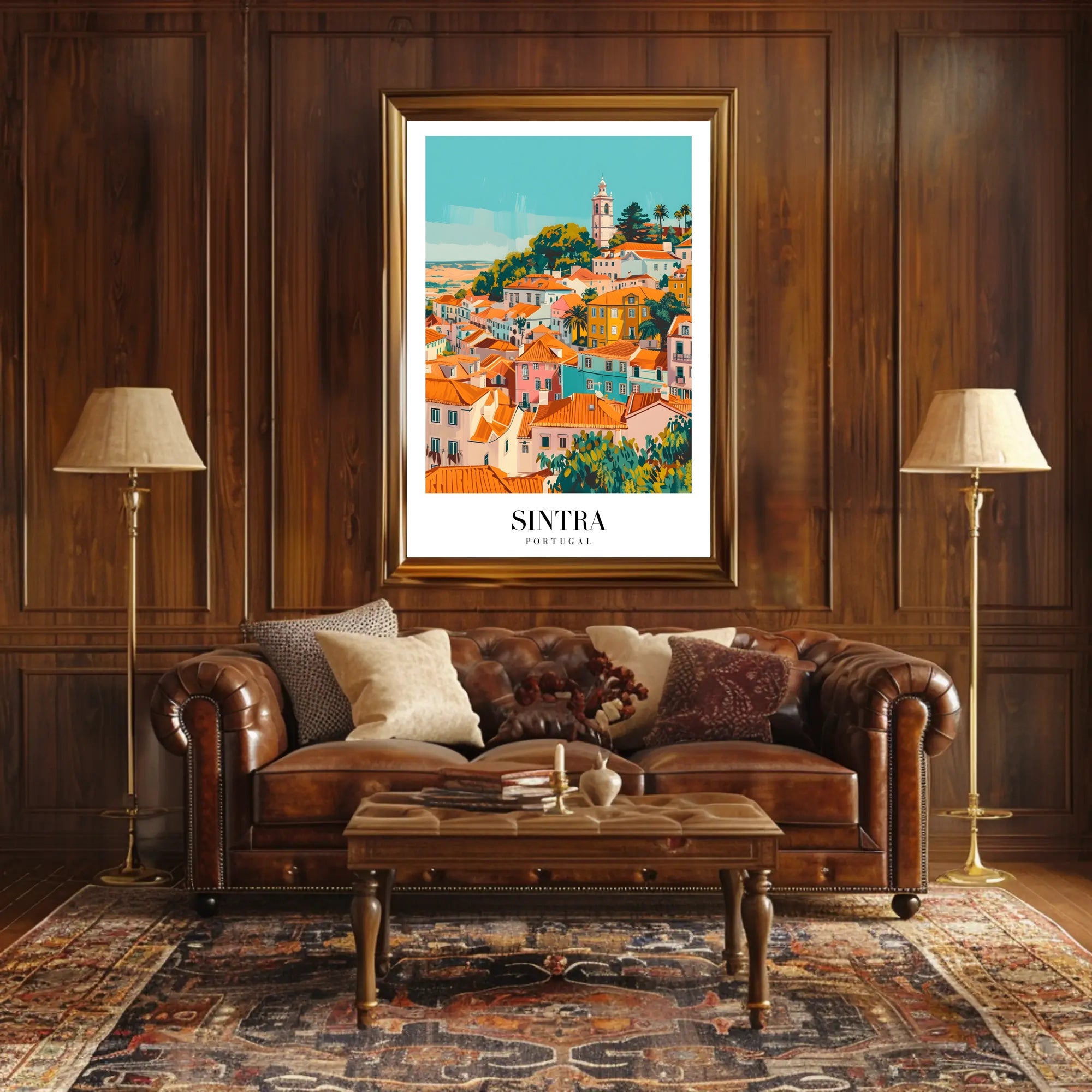 Picturesque Sintra Portugal Travel Poster PosterGoat