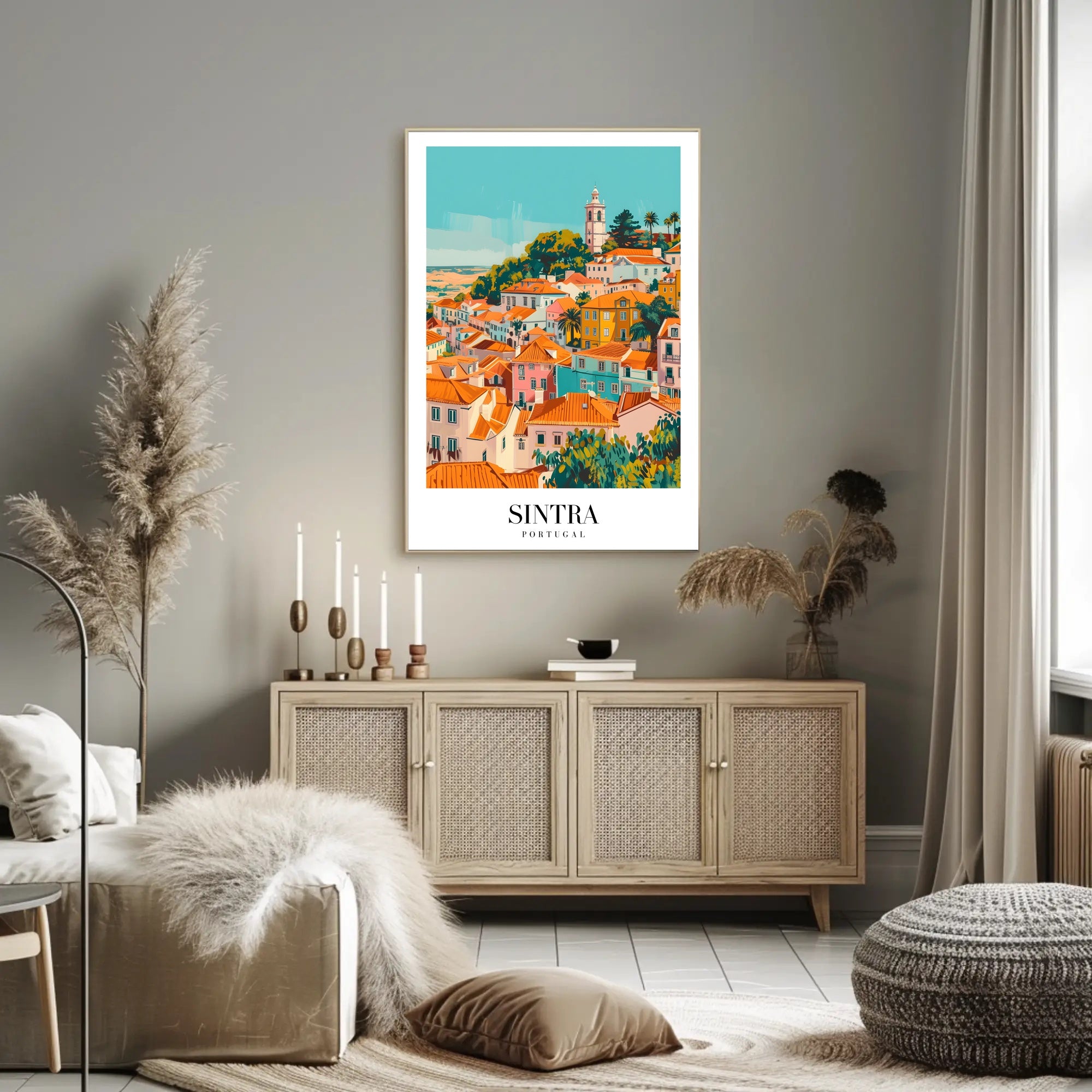 Picturesque Sintra Portugal Travel Poster PosterGoat