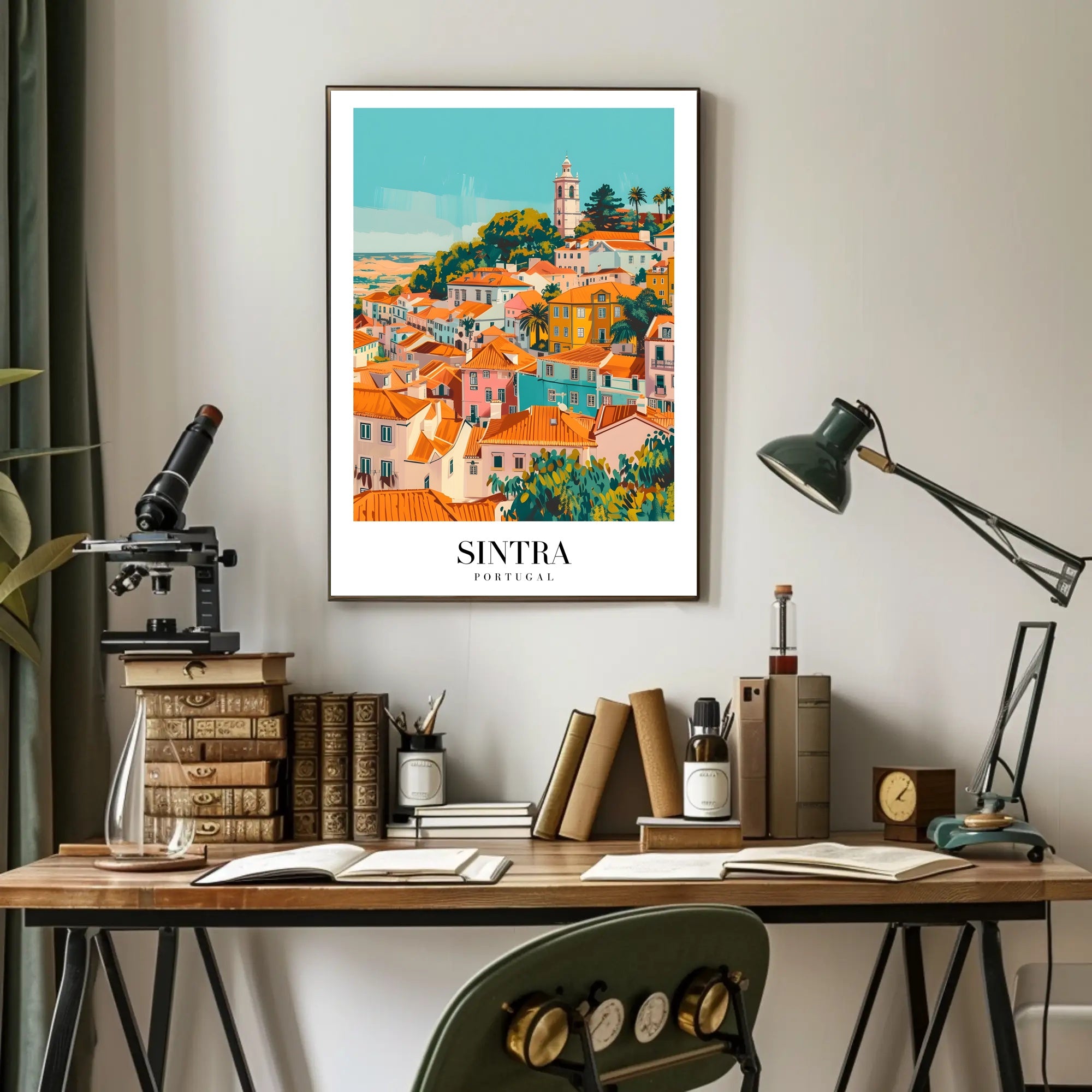 Picturesque Sintra Portugal Travel Poster PosterGoat