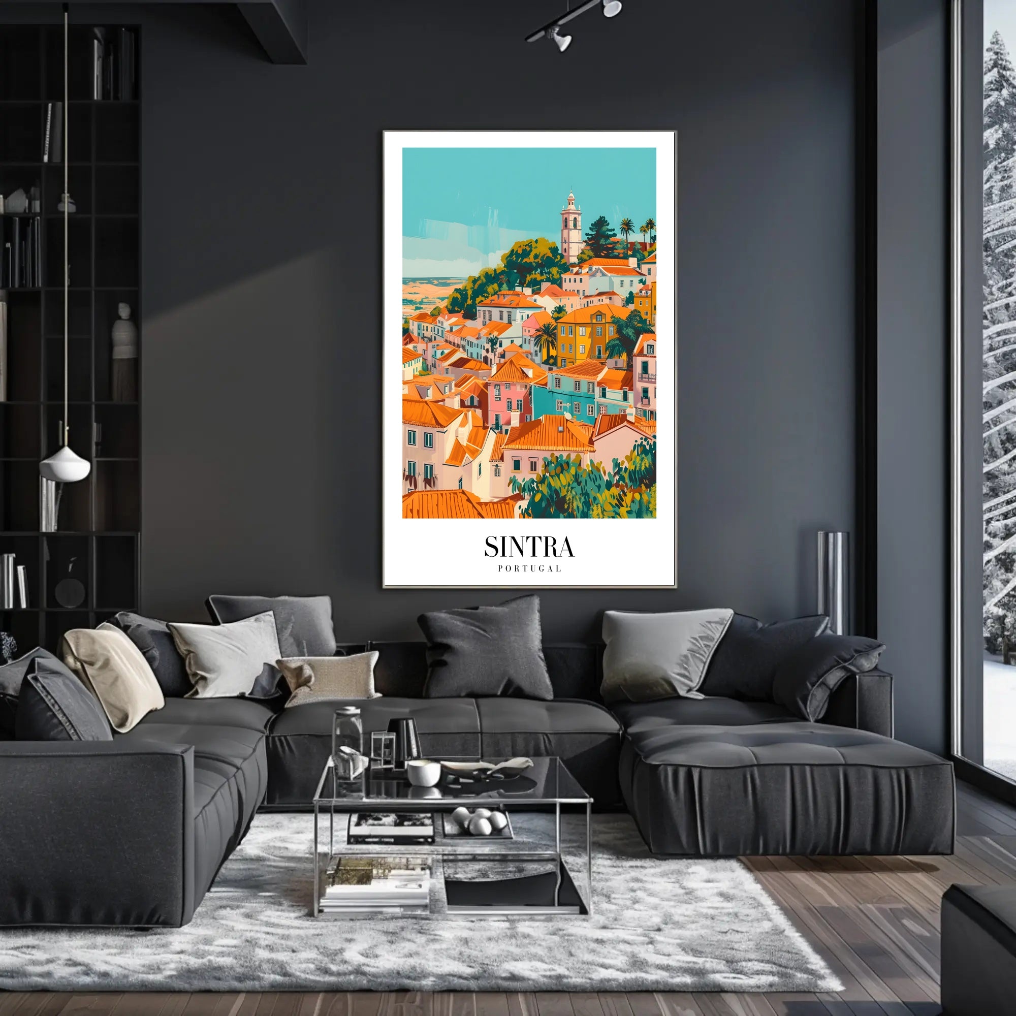 Picturesque Sintra Portugal Travel Poster PosterGoat