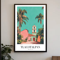 Picturesque Tlacotalpan Mexico Vintage Travel Art Poster PosterGoat