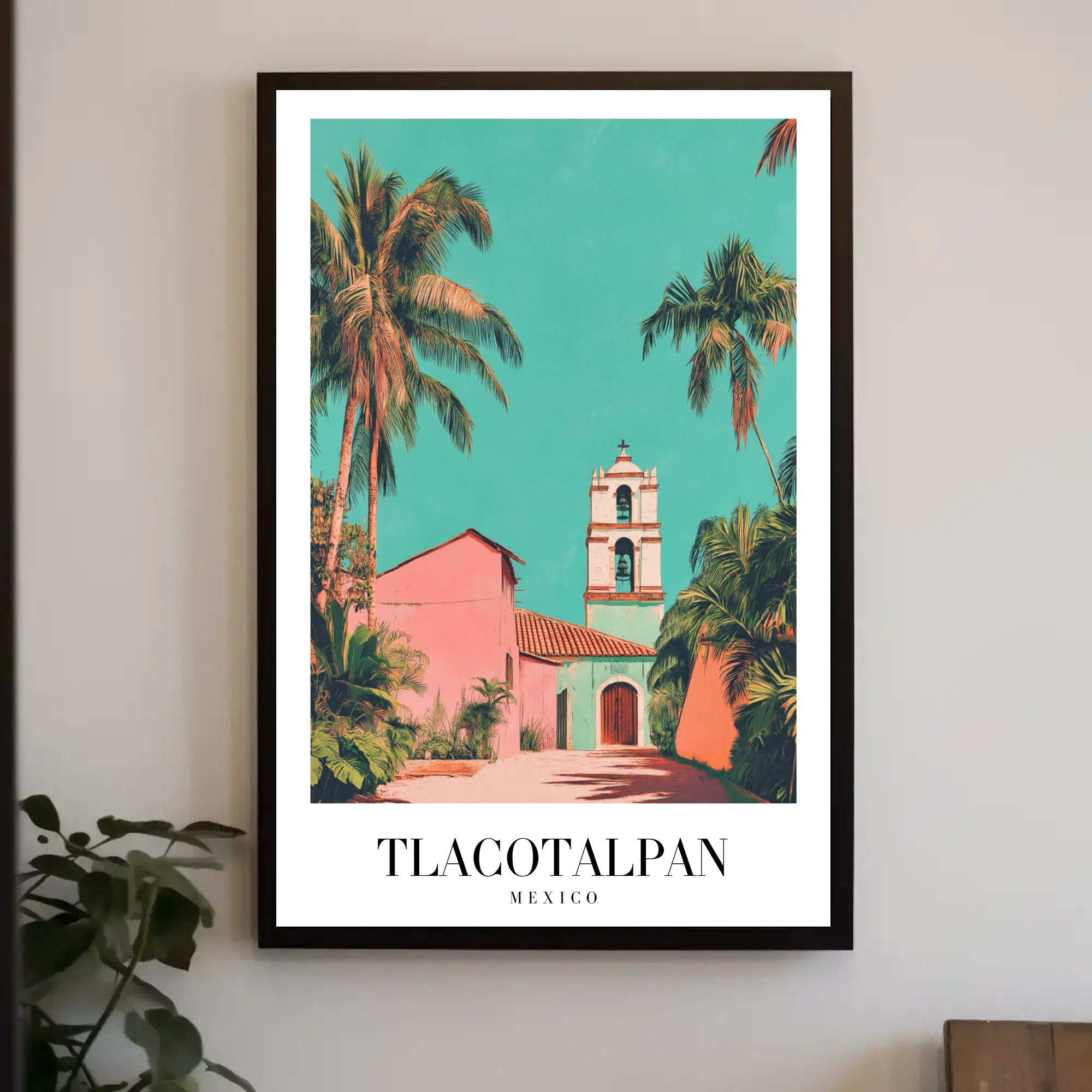 Picturesque Tlacotalpan Mexico Vintage Travel Art Poster PosterGoat