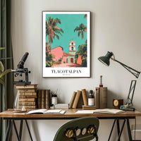 Picturesque Tlacotalpan Mexico Vintage Travel Art Poster PosterGoat