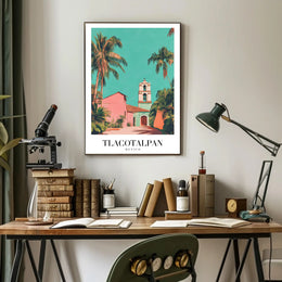 Picturesque Tlacotalpan Mexico Vintage Travel Art Poster PosterGoat