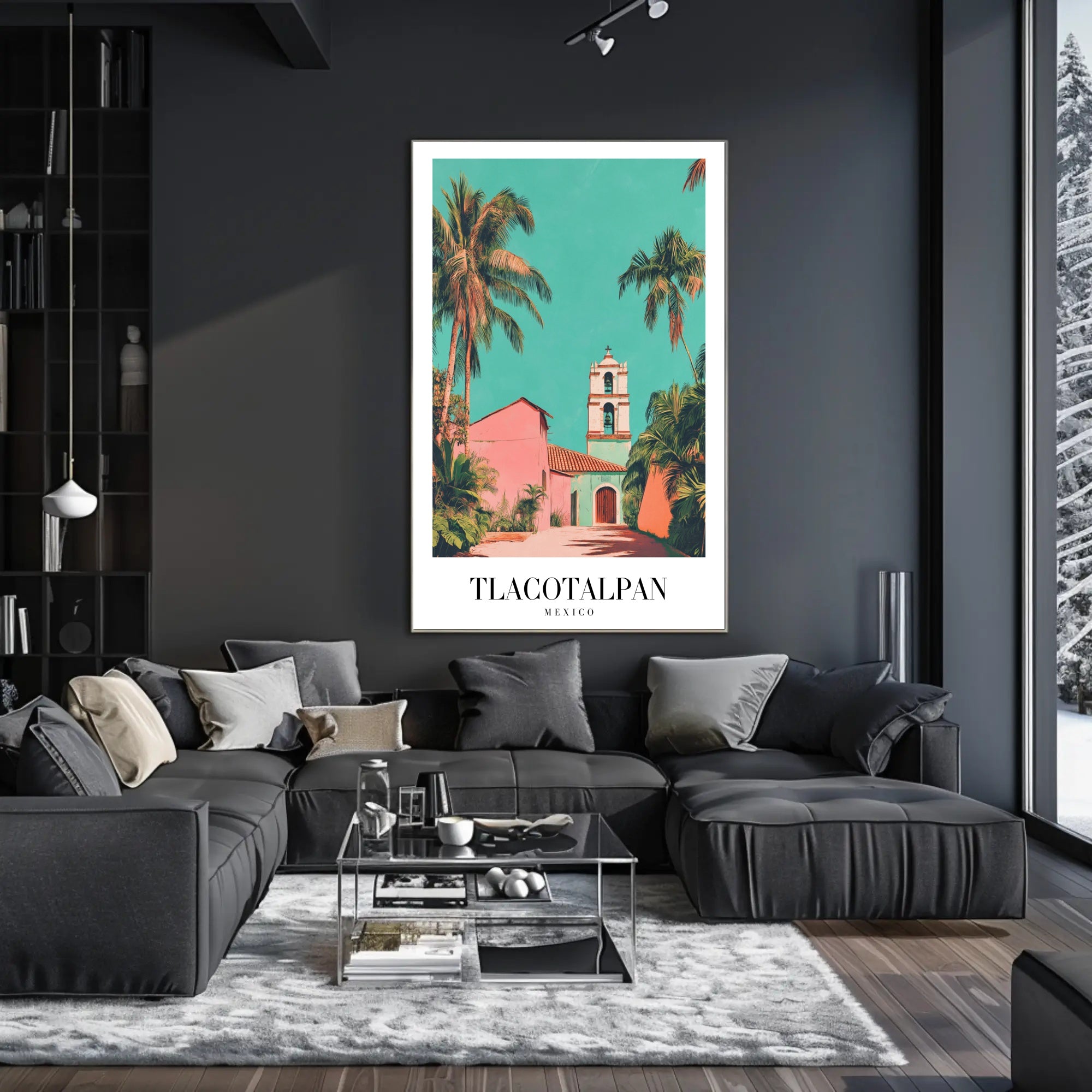 Picturesque Tlacotalpan Mexico Vintage Travel Art Poster PosterGoat