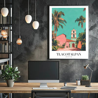Picturesque Tlacotalpan Mexico Vintage Travel Art Poster PosterGoat