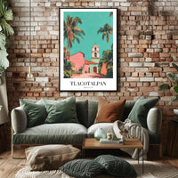 Picturesque Tlacotalpan Mexico Vintage Travel Art Poster PosterGoat