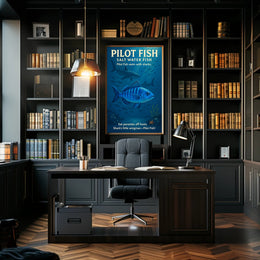 Pilot Fish SharkS Little Wingman Poster PosterGoat