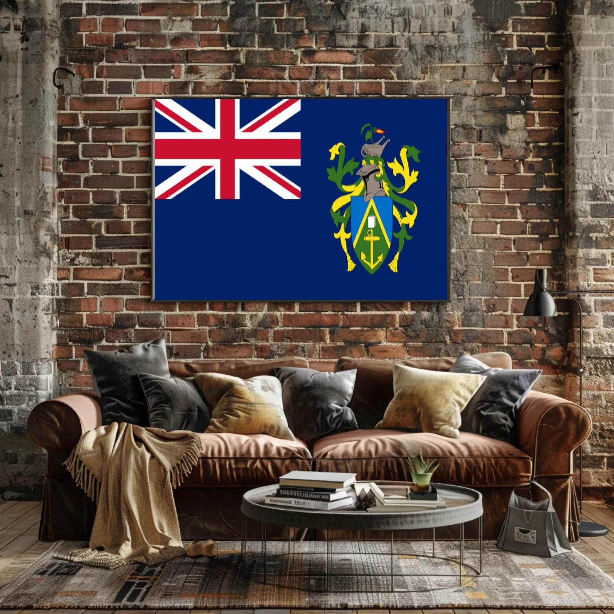 Pitcairn Islands National Pride Country Flag Poster PosterGoat