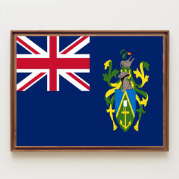 Pitcairn Islands National Pride Country Flag Poster PosterGoat