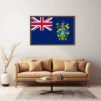Pitcairn Islands National Pride Country Flag Poster PosterGoat