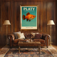 Platy Aquatic Life Poster PosterGoat